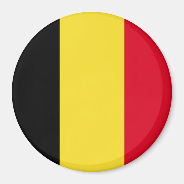 Belgien-Flagge Magnet (Vorne)