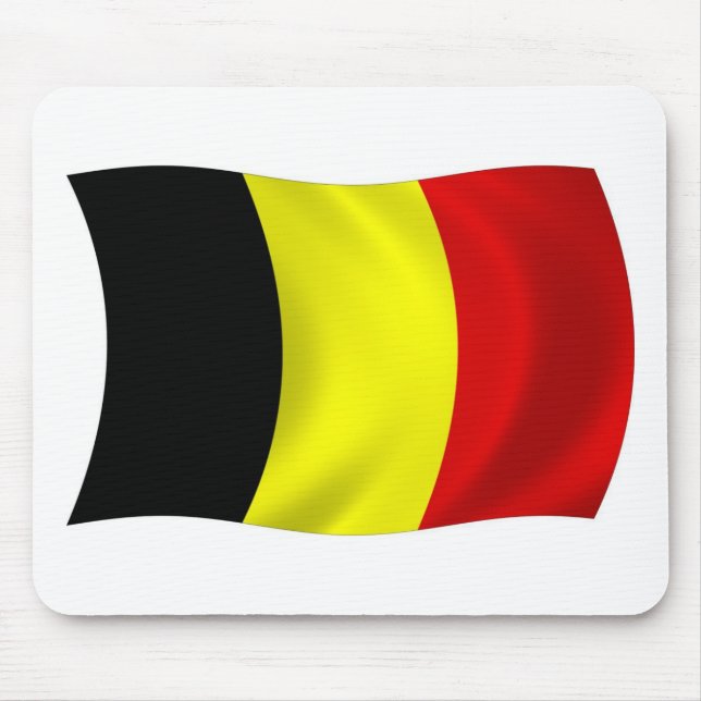 Belgien-Flagge-Mauspad Mousepad (Vorne)