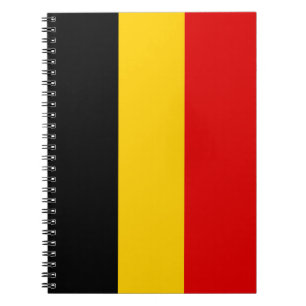 Belgien-Flagge Notizblock