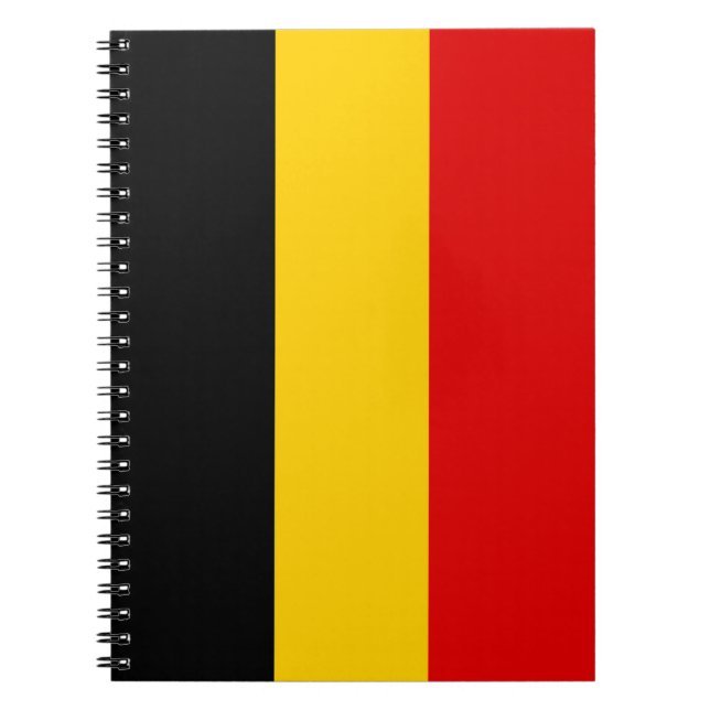 Belgien-Flagge Notizblock (Vorderseite)