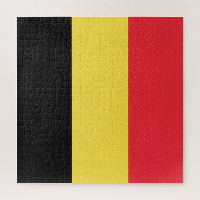Belgien-Flagge Puzzle (Vertikal)