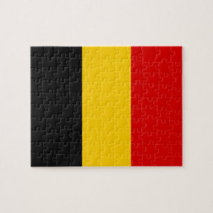 Belgien-Flagge Puzzle