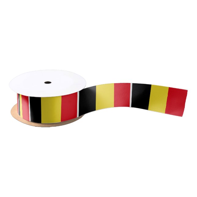 Belgien-Flagge Satinband (Spule)