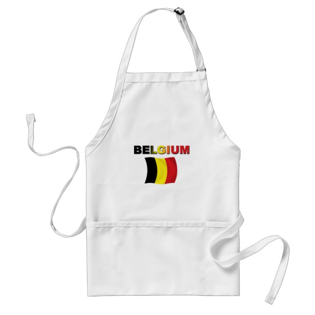 Belgien-Flagge Schürze (Vorne)
