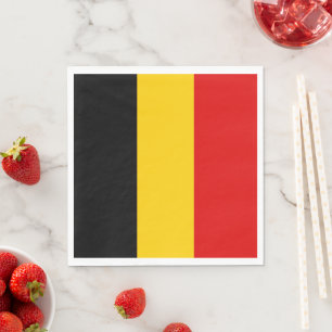 Belgien-Flagge Serviette