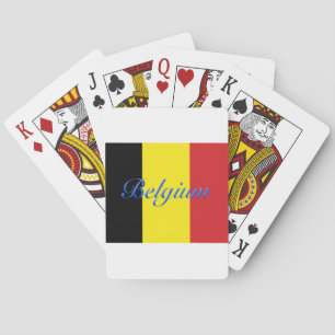 Belgien-Flagge Spielkarten