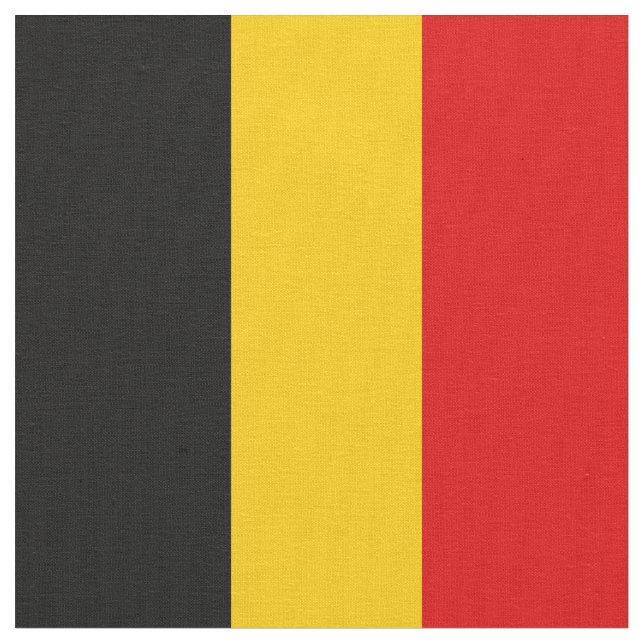 Belgien-Flagge Stoff (Nahaufnahme)