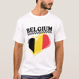 Belgien-Flagge T-Shirt