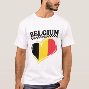 Belgien-Flagge T-Shirt