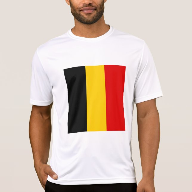 Belgien-Flagge T-Shirt (Vorderseite)