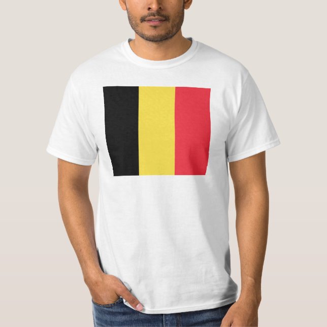 Belgien-Flagge T-Shirt (Vorderseite)