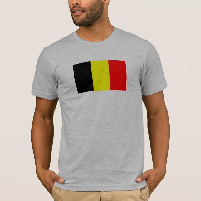 Belgien-Flagge T-Shirt (Vorderseite)