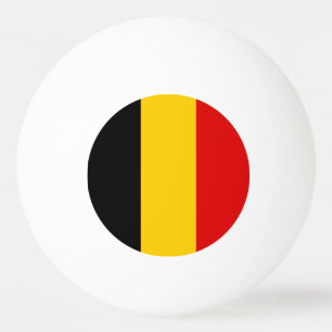 Belgien-Flagge Tischtennisball