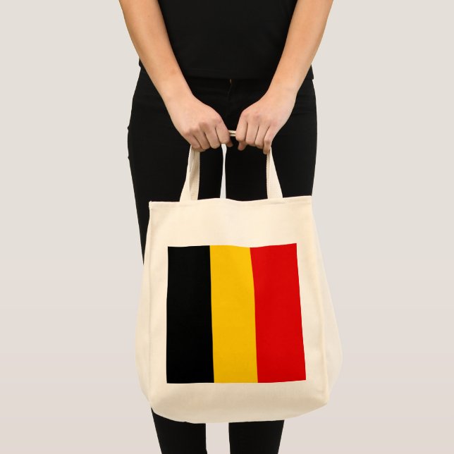 Belgien-Flagge Tragetasche (Vorderseite (Produkt))