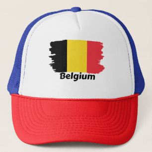 Belgien-Flagge Truckerkappe