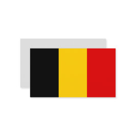 Belgien-Flagge Visitenkarte