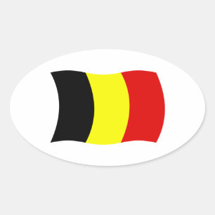 Belgien Flaggen Aufkleber