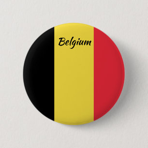 Belgien-Flaggen-runder Knopf Button