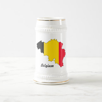 Belgien-Flaggen-Tasse Bierglas