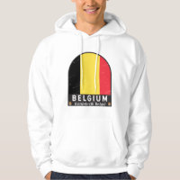 Belgien FlaggenEmblem gestört Vintag
