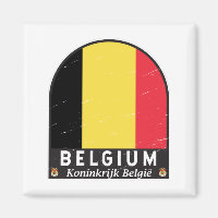 Belgien FlaggenEmblem gestört Vintag