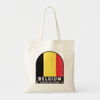 Belgien FlaggenEmblem gestört Vintag