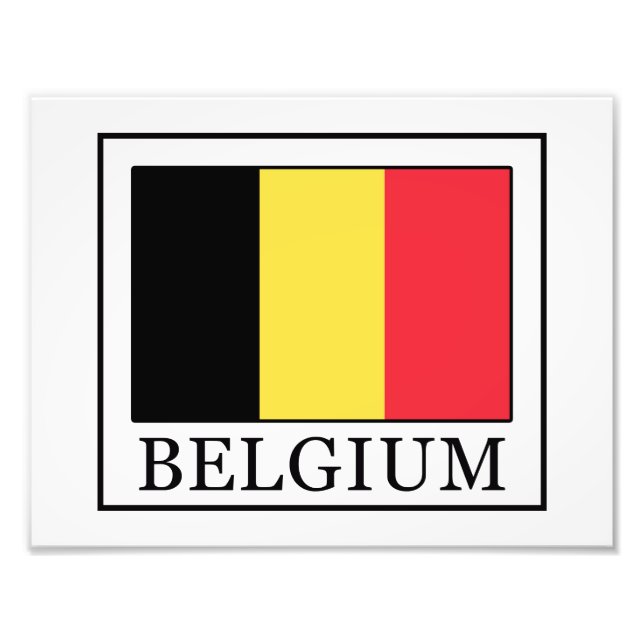 Belgien Fotodruck (Vorne)