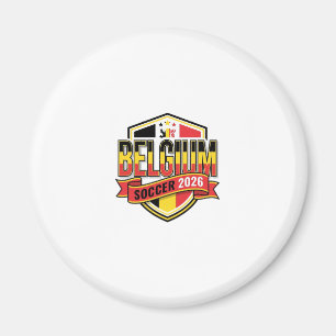 Belgien Fußball 2026 Fußball Fett Land Typografie Magnet