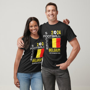 BELGIEN Fußball Individuelle Name 2024 JEDES JAHR T-Shirt