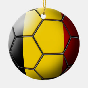 Belgien Fußball-Ornament Keramikornament