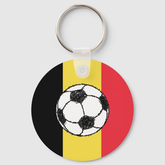Belgien Fußball Schlüsselanhänger (Vorderseite)