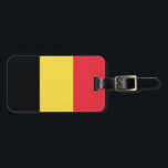 Belgien Gepäckmarke mit Ledergurt Gepäckanhänger<br><div class="desc">Belgien Gepäckmarke mit Ledergurt</div>