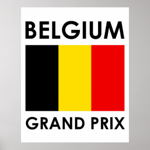 Belgien Großer Preis Poster
