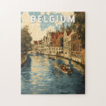 Belgien Illustration Travel Art Vintag Puzzle<br><div class="desc">Belgien Vektor Artwork Design. Belgien,  ein europäisches Juwel,  ist bekannt für seine bezaubernden mittelalterlichen Städte,  weltberühmte Pralinen und Waffeln und das reiche kulturelle Erbe.</div>