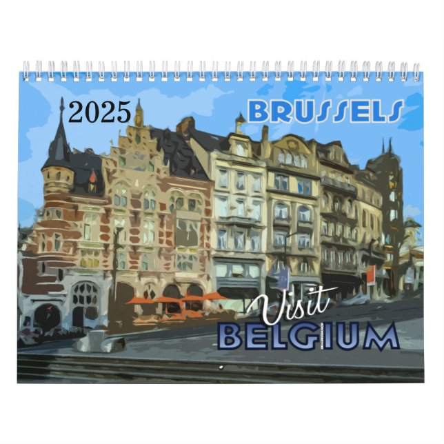 Belgien Kalender 2025 von Serie Visit.. (Titelbild)