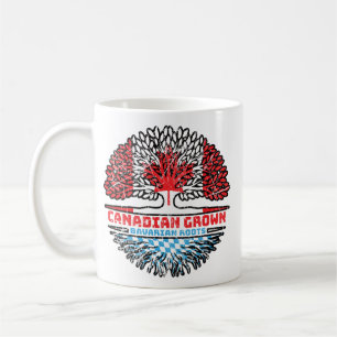 Belgien Kanadische Flagge für Baumhirten in Belgie Kaffeetasse