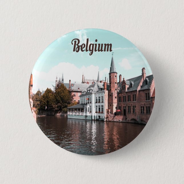Belgien Kanal Brüssel Button (Vorderseite)