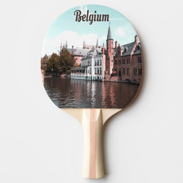 Belgien Kanal Brüssel Tischtennis Schläger (Vorderseite)