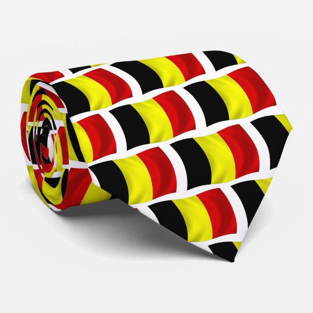 Belgien Krawatte der Flagge (Gerollt)
