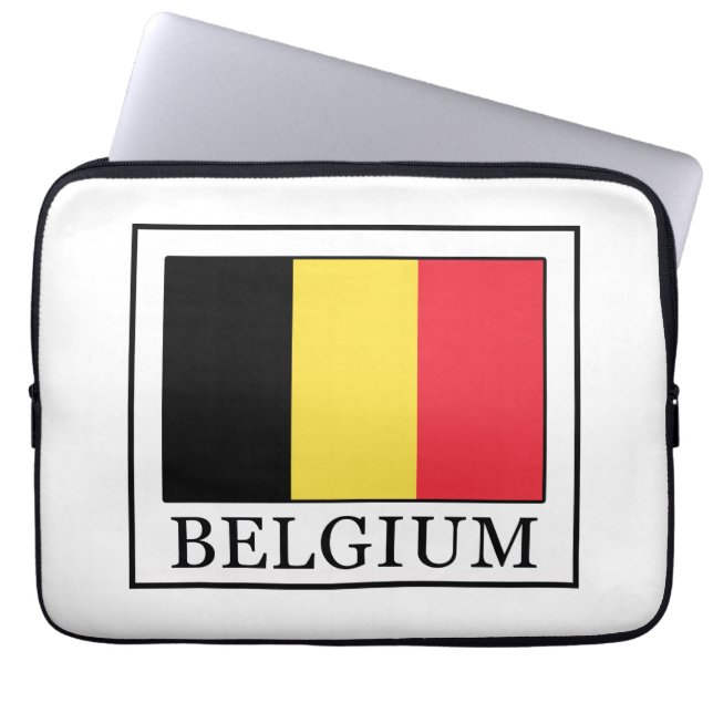 Belgien Laptopschutzhülle (Vorderseite)