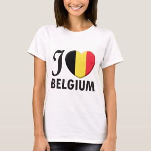 Belgien-Liebe T-Shirt