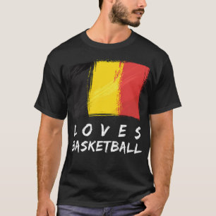 Belgien Lieben Basketball T-Shirt