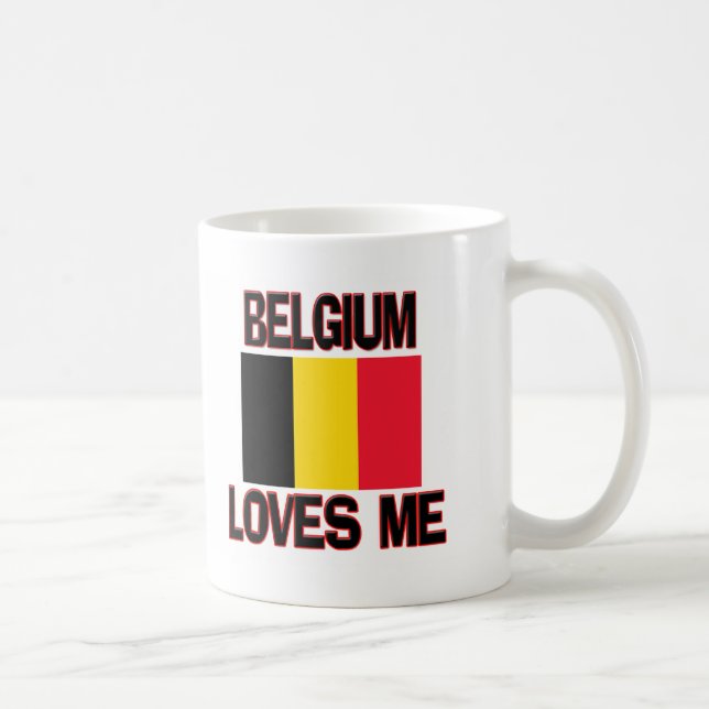 Belgien-Lieben ich Tasse (Rechts)