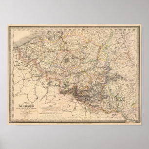 Belgien, Luxemburg Poster