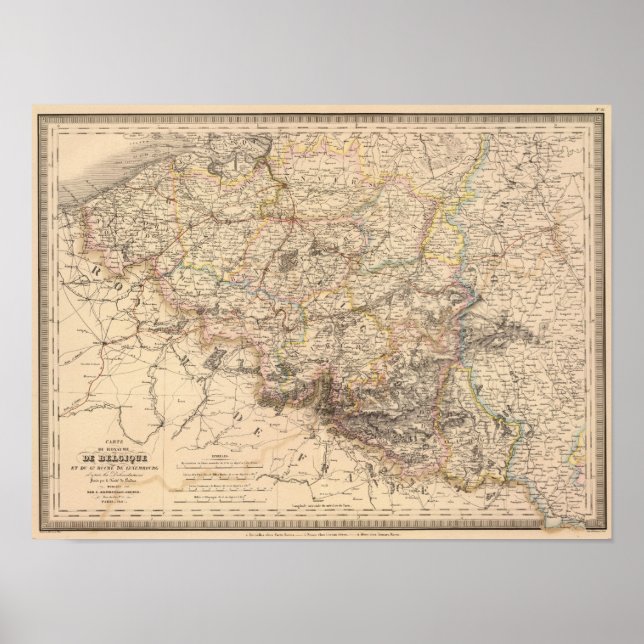 Belgien, Luxemburg Poster (Vorne)