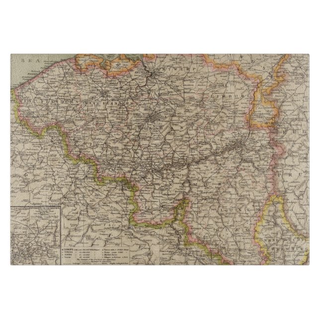Belgien, Luxemburg Schneidebrett (Vorderseite)