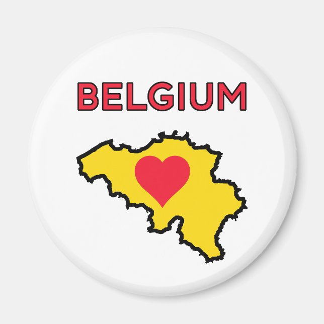 Belgien Magnet (Vorne)