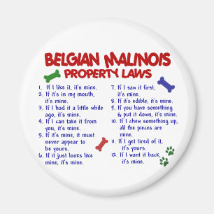 BELGIEN MALINOIS PL2 MAGNET