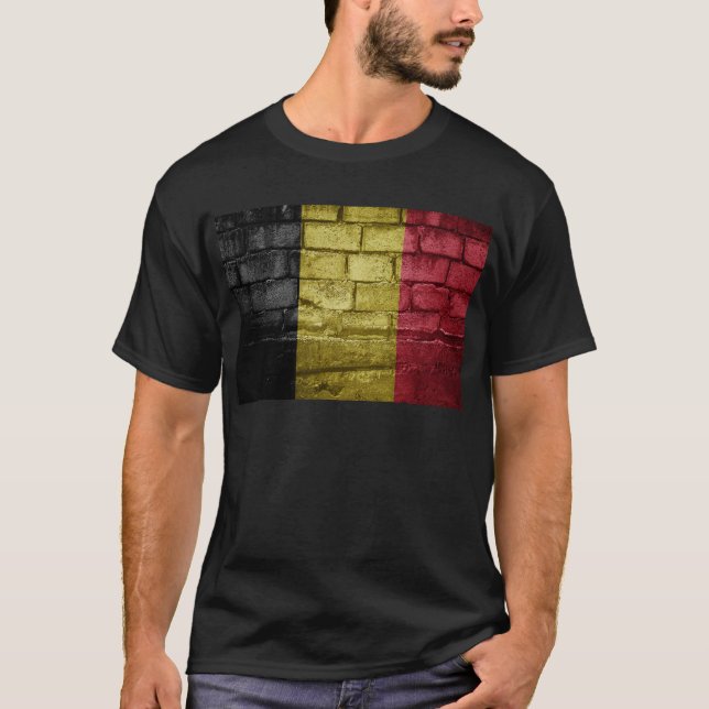 Belgien-Mauer T-Shirt (Vorderseite)