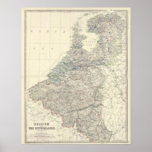 Belgien, Niederlande Poster
